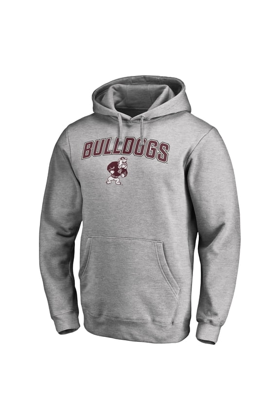 Men's Ash Alabama A&M Bulldogs Proud Mascot Pullover Hoodie