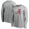 thumbnail image 1 of Men's Ash Alabama Crimson Tide Primary Logo Long Sleeve T-Shirt, 1 of 3
