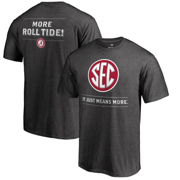 Men's Ash Alabama Crimson Tide SEC Means More T-Shirt