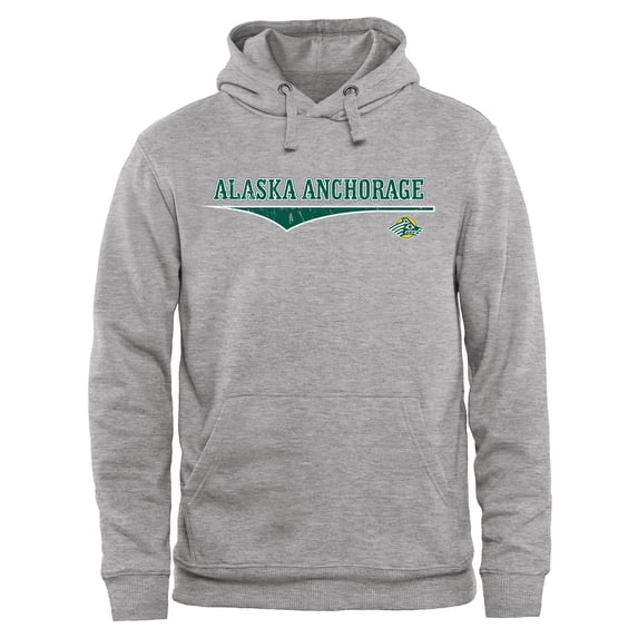 Men's Ash Alaska Anchorage Seawolves American Classic Pullover Hoodie