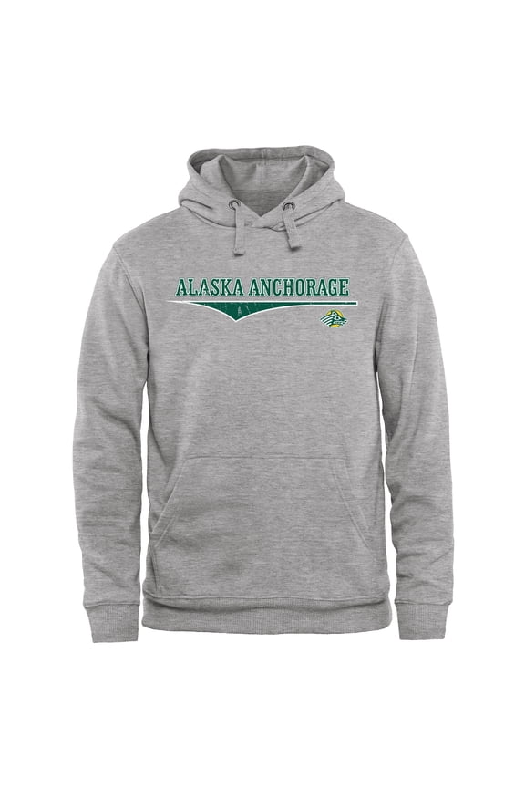 Men's Ash Alaska Anchorage Seawolves American Classic Pullover Hoodie