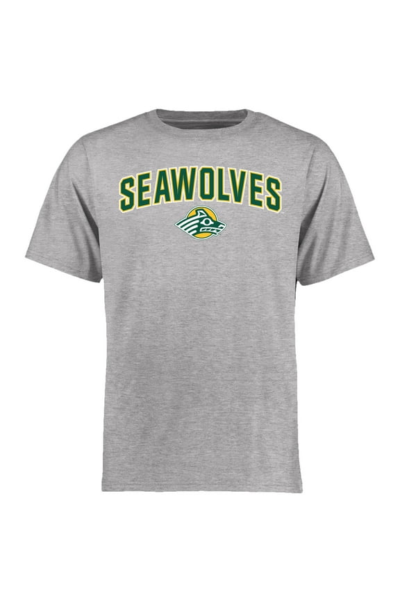 Men's Ash Alaska Anchorage Seawolves Proud Mascot T-Shirt