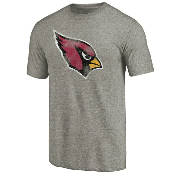 Men's Ash Arizona Cardinals Distressed Team T-Shirt