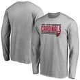 thumbnail image 1 of Men's Ash Arizona Cardinals Iconic Collection On Side Stripe Long Sleeve T-Shirt, 1 of 3