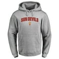 thumbnail image 1 of Men's Ash Arizona State Sun Devils Proud Mascot Pullover Hoodie, 1 of 2