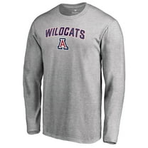 Men's Ash Arizona Wildcats Proud Mascot Long Sleeve T-Shirt
