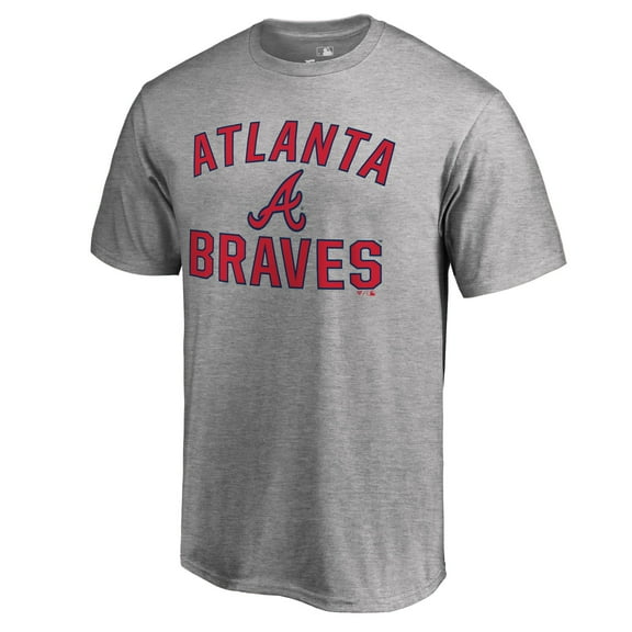Men's Ash Atlanta Braves Victory Arch T-Shirt