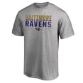 thumbnail image 1 of Men's Ash Baltimore Ravens Iconic Collection Fade Out T-Shirt, 1 of 3