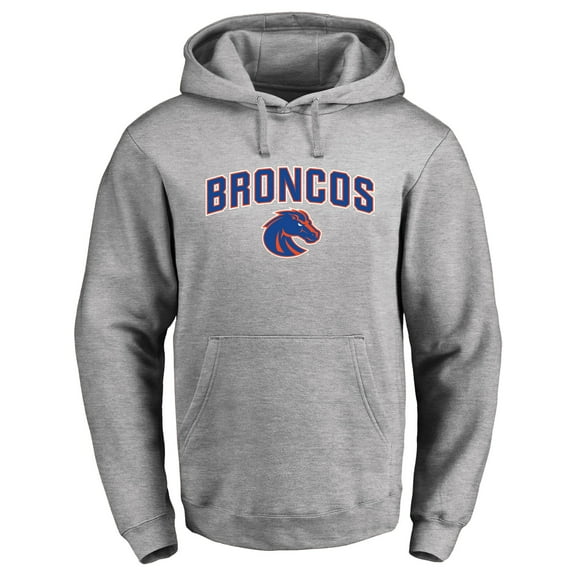 Men's Ash Boise State Broncos Proud Mascot Pullover Hoodie