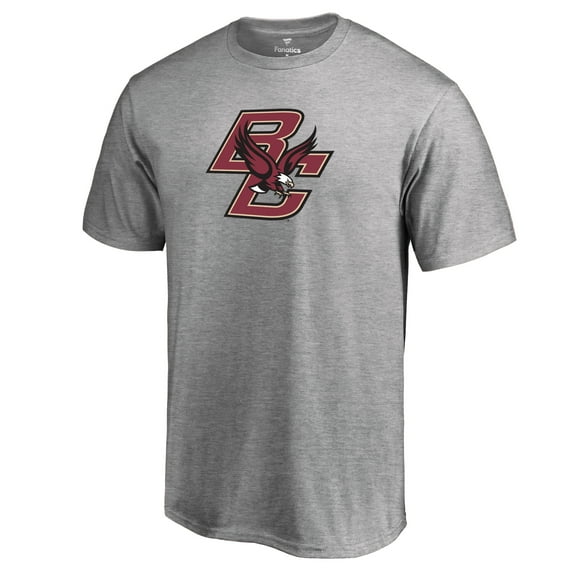 Men's Ash Boston College Eagles Primary Team Logo T-Shirt