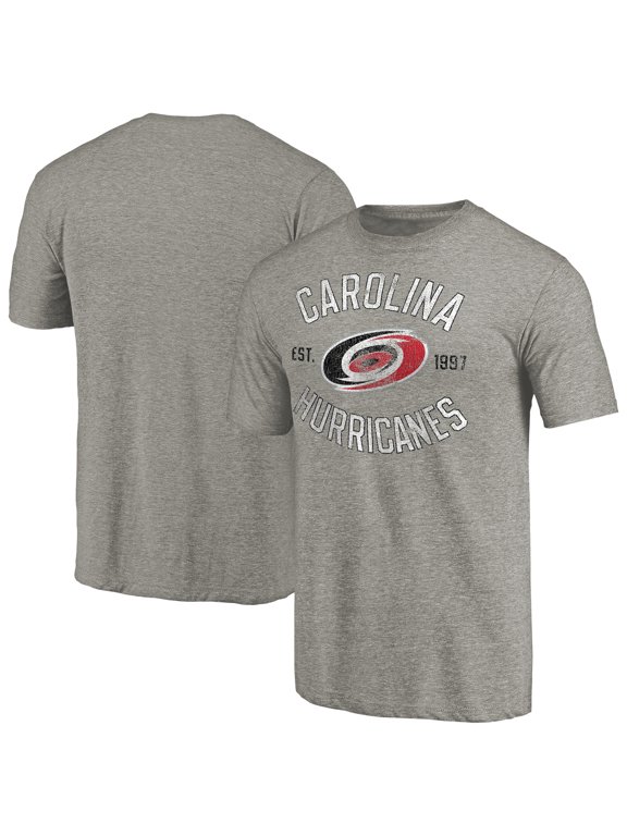 Men's Ash Carolina Hurricanes Heritage Tri-Blend T-Shirt