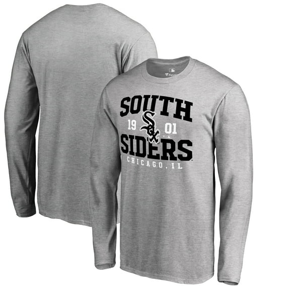 Men's Ash Chicago White Sox South Siders Hometown Long Sleeve T-Shirt