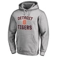 thumbnail image 1 of Men's Ash Detroit Tigers Victory Arch Pullover Hoodie, 1 of 1