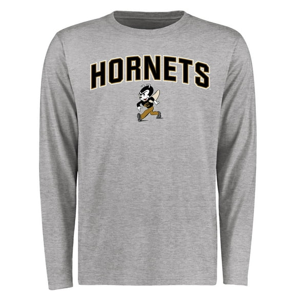 Men's Ash Emporia State Hornets Proud Mascot Long Sleeve T-Shirt