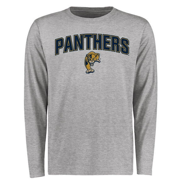 Men's Ash FIU Panthers Proud Mascot Long Sleeve T-Shirt