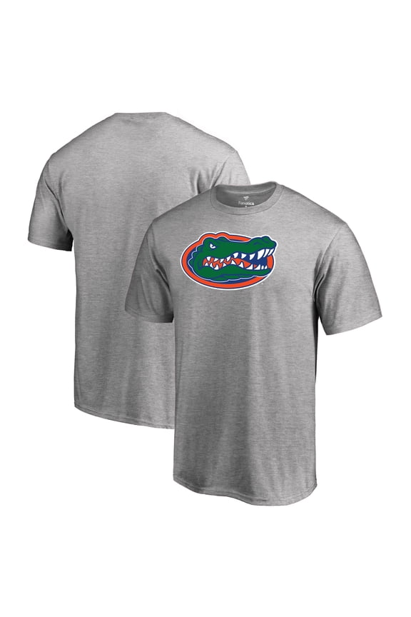 Men's Ash Florida Gators Primary Team Logo T-Shirt