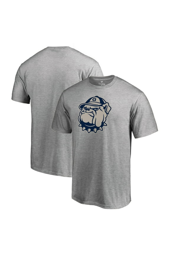 Men's Ash Georgetown Hoyas Primary Team Logo T-Shirt
