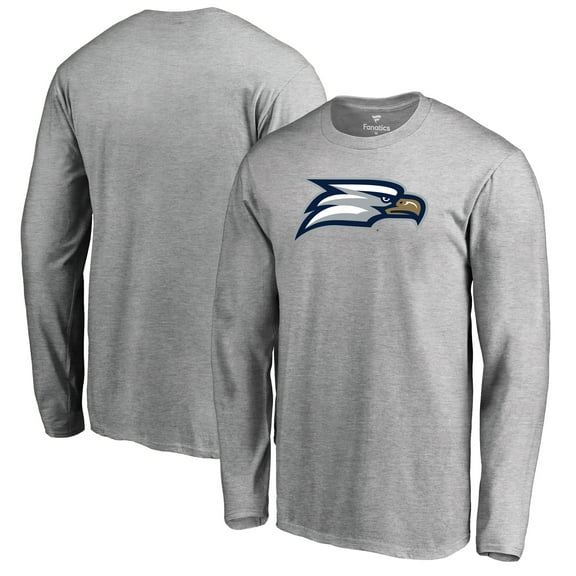 Men's Ash Georgia Southern Eagles Primary Logo Long Sleeve T-Shirt