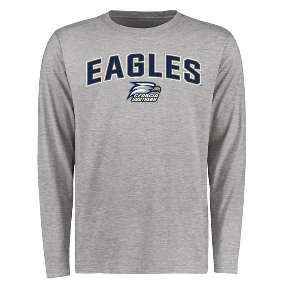 Men's Ash Georgia Southern Eagles Proud Mascot Long Sleeve T-Shirt