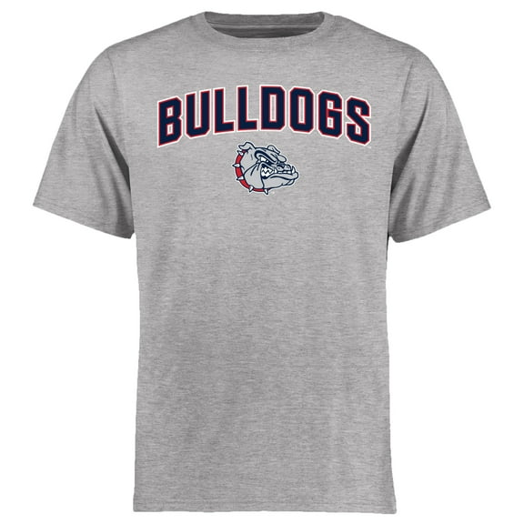 Men's Ash Gonzaga Bulldogs Proud Mascot T-Shirt