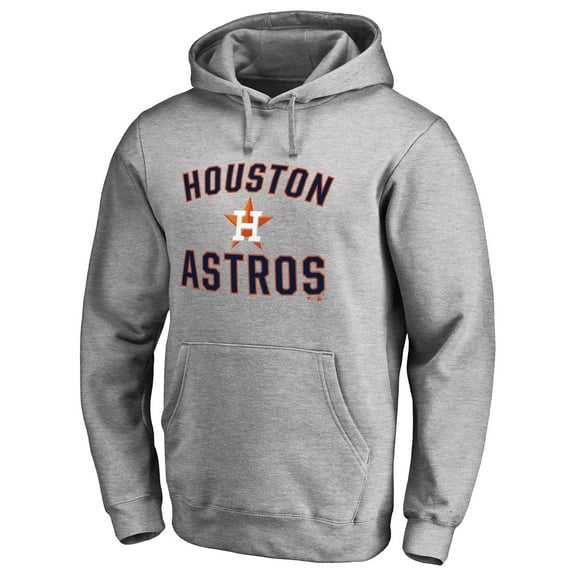 Men's Ash Houston Astros Victory Arch Pullover Hoodie