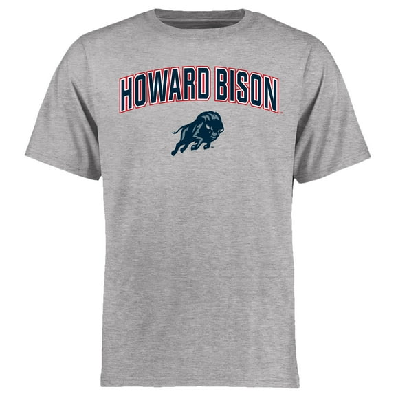 Men's Ash Howard Bison Proud Mascot T-Shirt
