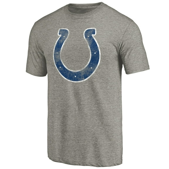 Men's Ash Indianapolis Colts Distressed Team T-Shirt