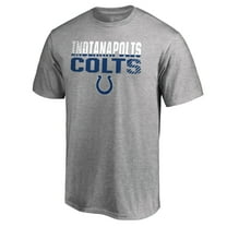 Men's Ash Indianapolis Colts Iconic Collection Fade Out T-Shirt