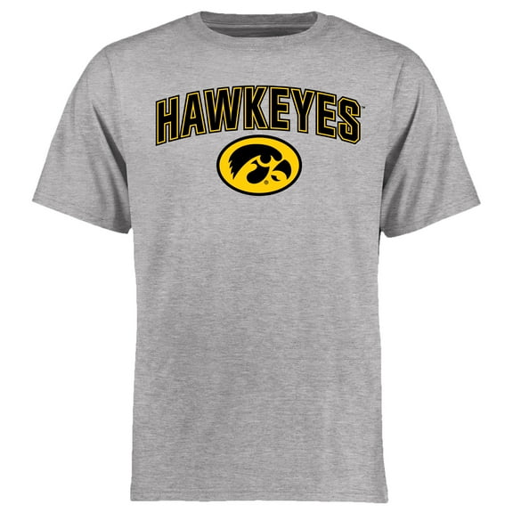 Men's Ash Iowa Hawkeyes Proud Mascot T-Shirt