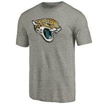 Men's Ash Jacksonville Jaguars Distressed Team T-Shirt