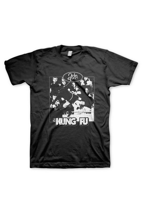 Men's Ash Kung Fu Tee T-shirt Small Black