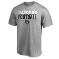 thumbnail image 1 of Men's Ash Las Vegas Raiders Iconic Collection Fade Out T-Shirt, 1 of 3
