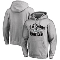 Men's Ash Los Angeles Kings Hometown Collection The Crown Pullover Hoodie