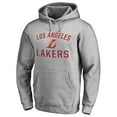 thumbnail image 1 of Men's Ash Los Angeles Lakers Victory Arch Pullover Hoodie, 1 of 2