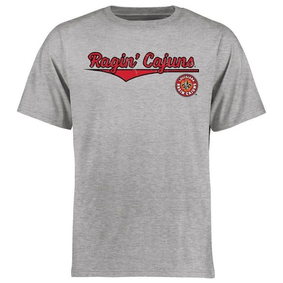 Men's Ash Louisiana-Lafayette Ragin Cajuns American Classic T-Shirt