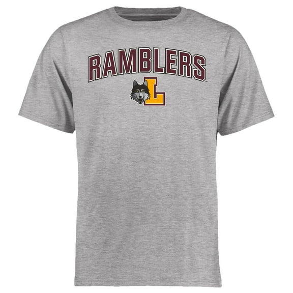 Men's Ash Loyola Chicago Ramblers Proud Mascot T-Shirt