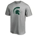 thumbnail image 1 of Men's Ash Michigan State Spartans Primary Team Logo T-Shirt, 1 of 3