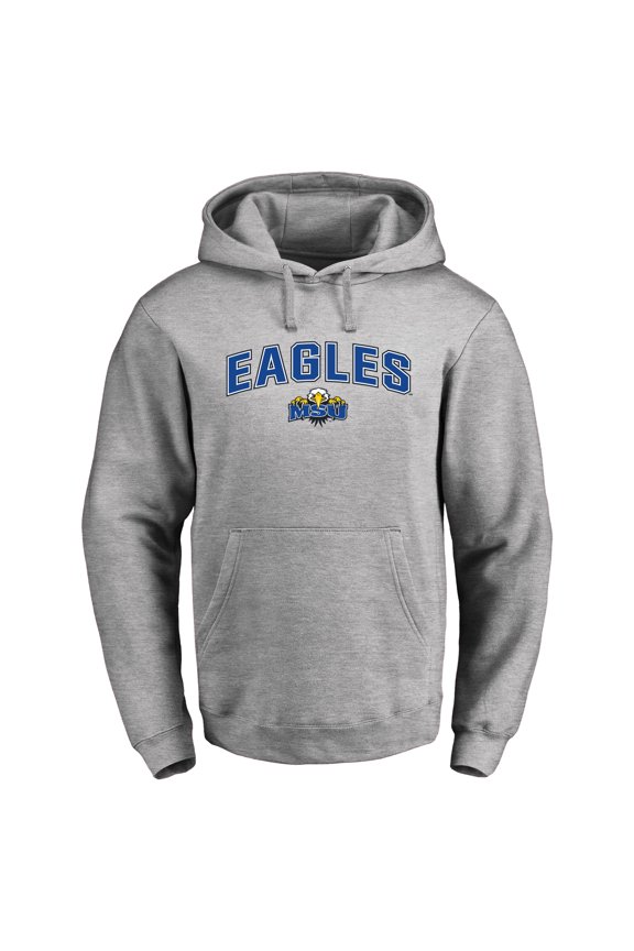Men's Ash Morehead State Eagles Proud Mascot Pullover Hoodie