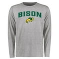 thumbnail image 1 of Men's Ash NDSU Bison Proud Mascot Long Sleeve T-Shirt, 1 of 2