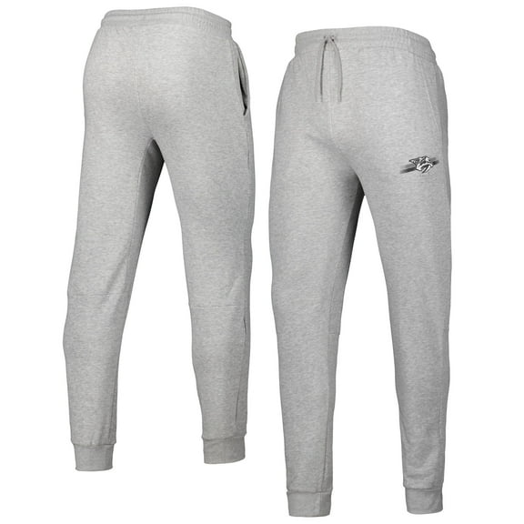 Men's Ash Nashville Predators Fleece Tri-Blend Jogger Pants
