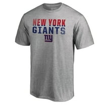 Men's Ash New York Giants Iconic Collection Fade Out T-Shirt
