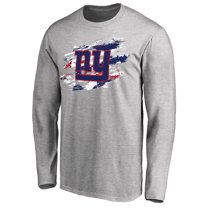Men's Ash New York Giants True Colors Long Sleeve T-Shirt