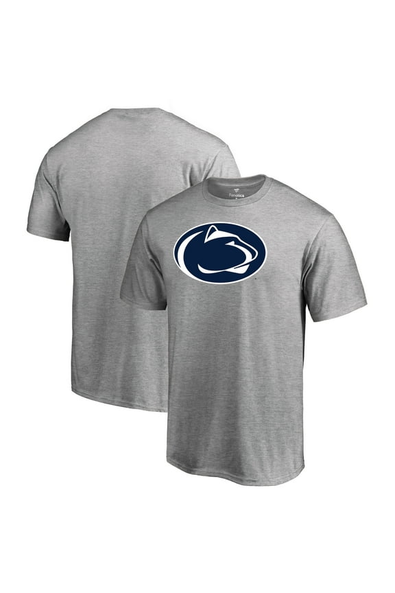 Men's Ash Penn State Nittany Lions Primary Team Logo T-Shirt