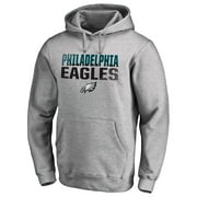 Mens Ash Philadelphia Eagles Iconic Collection Fade Out Pullover Hoodie
