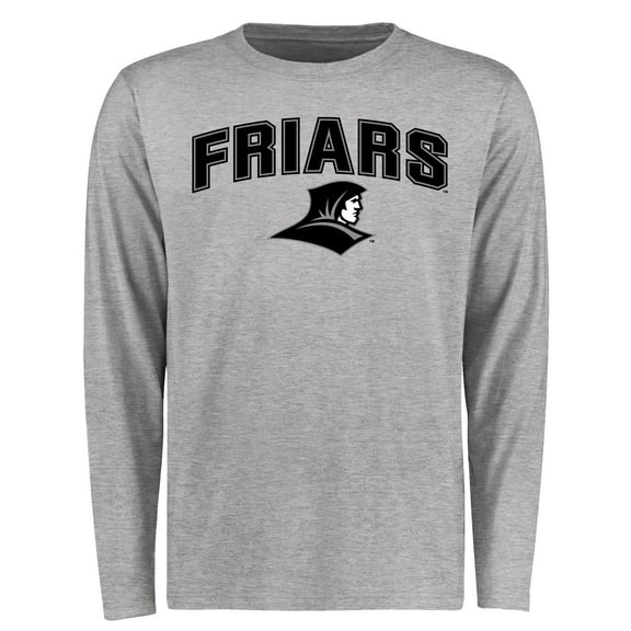 Men's Ash Providence Friars Proud Mascot Long Sleeve T-Shirt