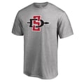 thumbnail image 1 of Men's Ash San Diego State Aztecs Primary Team Logo T-Shirt, 1 of 3