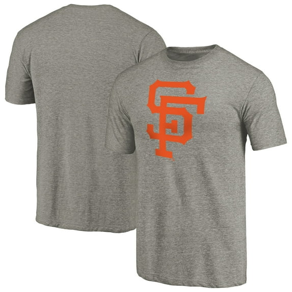 Men's Ash San Francisco Giants Cooperstown Collection Forbes Tri-Blend T-Shirt