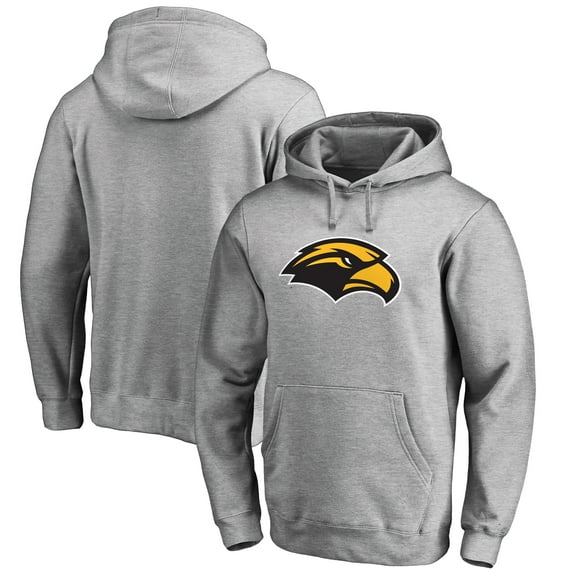 Men's Ash Southern Miss Golden Eagles Primary Team Logo Pullover Hoodie