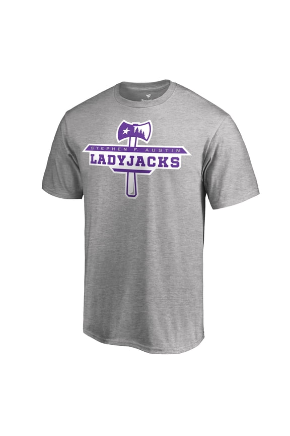 Men's Ash Stephen F Austin Lumberjacks Team Logo T-Shirt