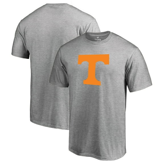 Men's Ash Tennessee Volunteers Primary Logo T-Shirt